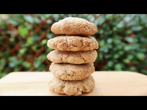 【オートミール】きな粉クッキー｜材料６つ｜乳製品・卵不使用｜ビーガンレシピ