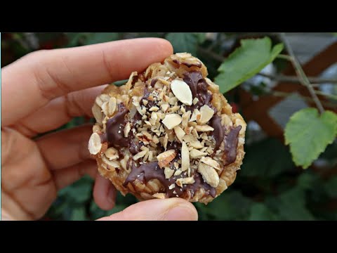 【オートミール】混ぜて固めるだけ！！｜オーブン不使用｜簡単レシピ｜ヴィーガンレシピ｜小麦・砂糖・乳製品・卵不使用｜グルテンフリー