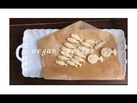 vegan cookies‖材料３つで、さくさくクッキー‖乳製品卵不使用／ヴィーガン大学生のお菓子作り