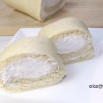 もちふわロールケーキの作り方　卵・乳・小麦不使用　How to make Egg&Dairy&Gluten free Roll cake.