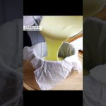 卵、生クリーム、小麦粉なし！材料4つでバスクチーズケーキ作り方！ #shorts